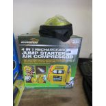 4 in 1 rechargeable jump start kit with tow rope and wiper blade