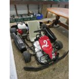 Worldkarts Honda GX160 pull start engine racing go kart