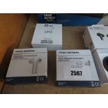 2 pairs of Pro-Signal wireless bluetooth headphones with Otek wireless air buds