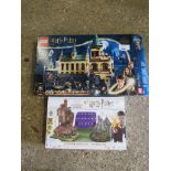 Harry Potter 3D puzzles and Harry Potter Lego set (incomplete)