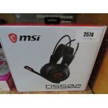 Pair of MSI gaming headphones