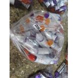 Bag of hand sanitizers