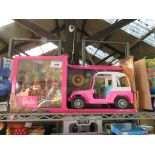 Barbie vehicle and figure set