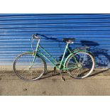 Green Rekord ladies push bike