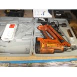 Unviersal battery powered nailer with 2 batteries and charger
