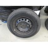 Steel wheel and tyre size 215-70-16