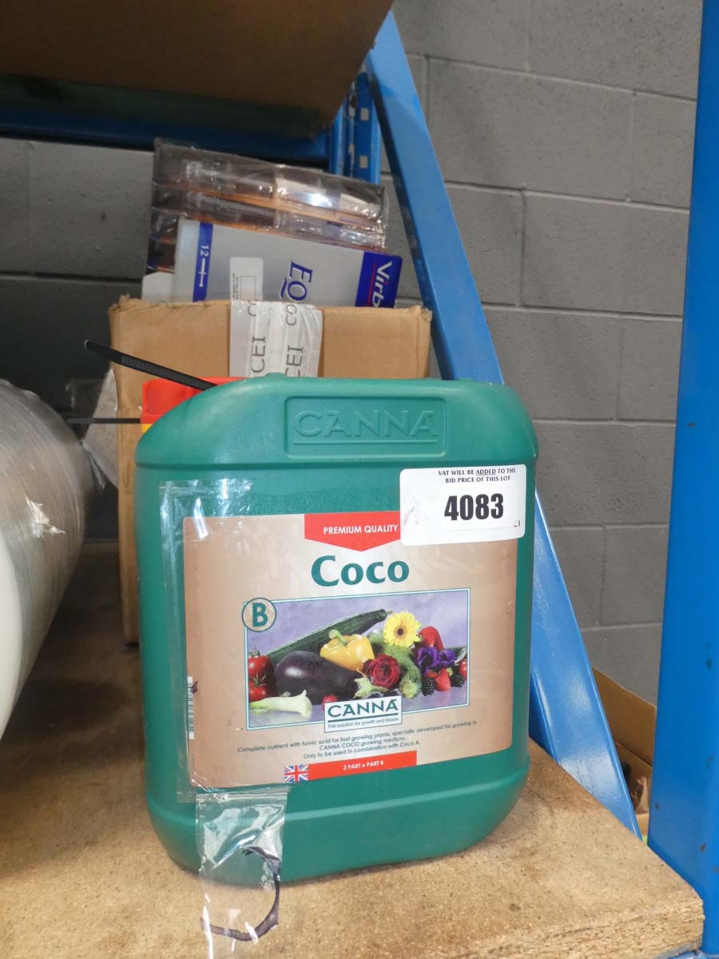 Cocoa plant food, horse worming tablets and syringes