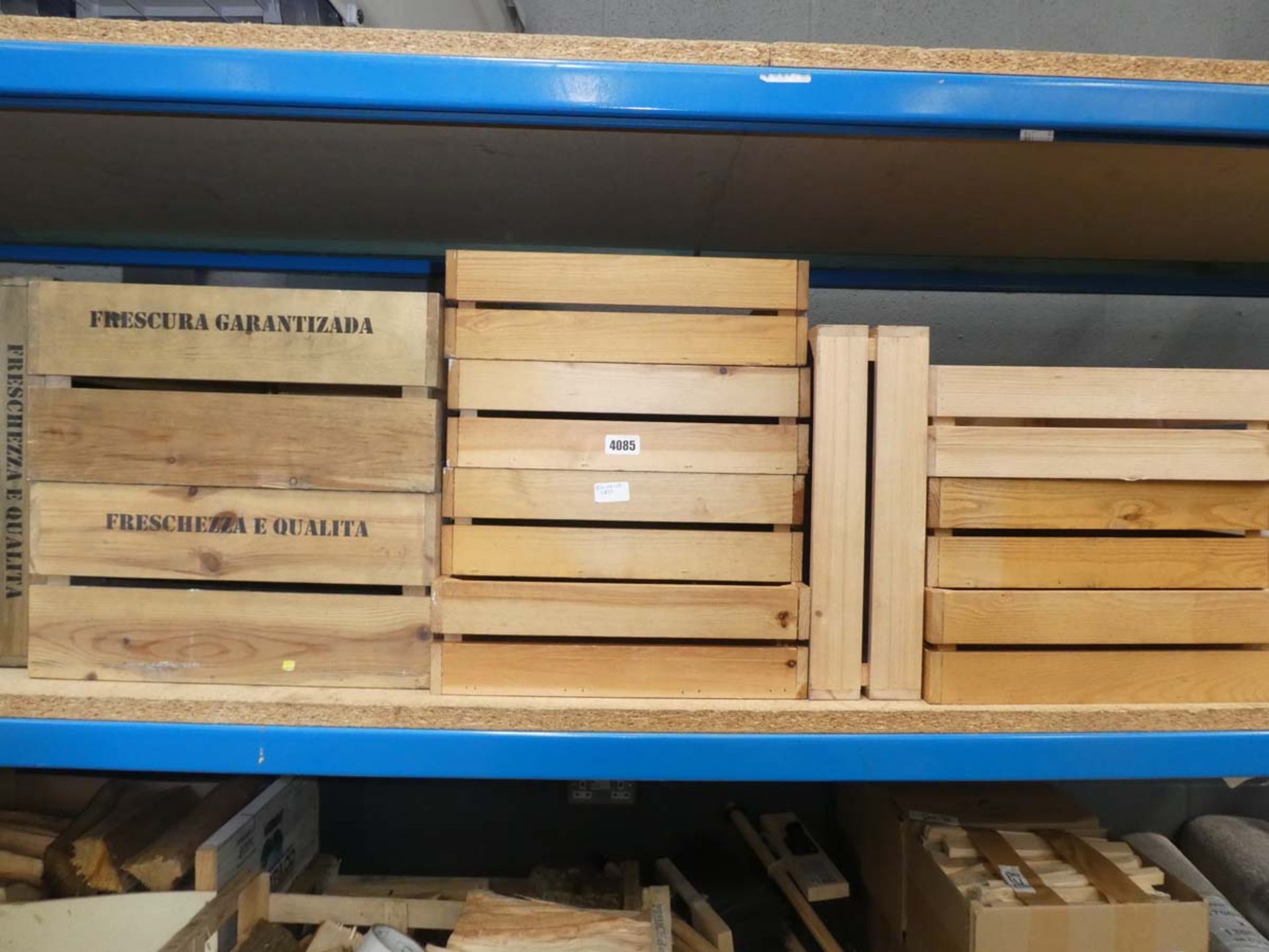 11 Wooden crates