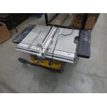 10'' table saw on wheels