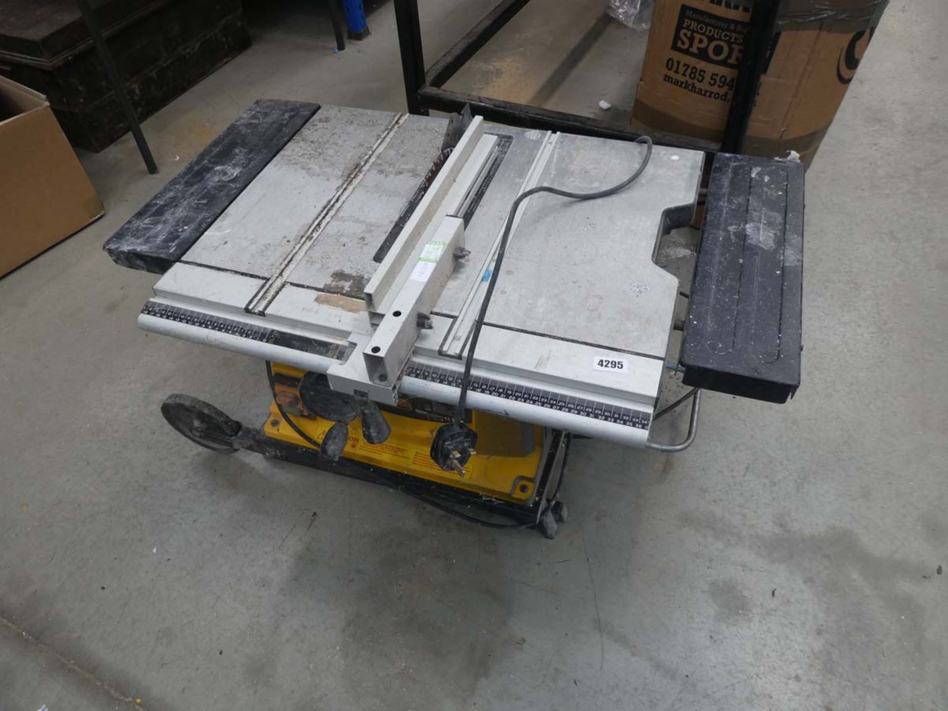 10'' table saw on wheels