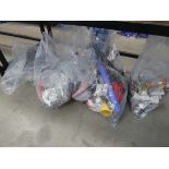 6 bags of assorted items incl. switch boxes, elements, standing straps, silicon, fixings, syphons,