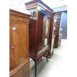 Glazed Edwardian china cabinet