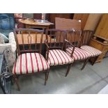 7 Reproduction dinning chairs