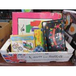 3 Boxes containing children's toys