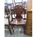 Victorian hall chair af