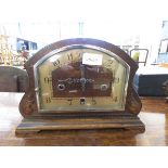 Dome toped mantel clock
