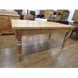 4 Plank pine kitchen table