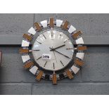 Quartz Metamec wall clock