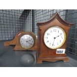 3 Edwardian and later mantle clocks