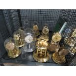 Cage containing anniversary clocks