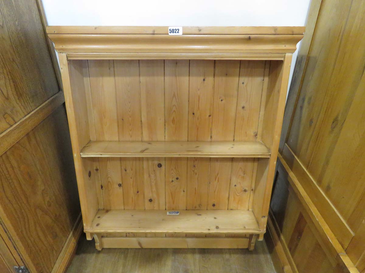 Pine plate rack