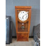 Oak cased time keepers clock