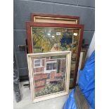 Quantity of framed pictures