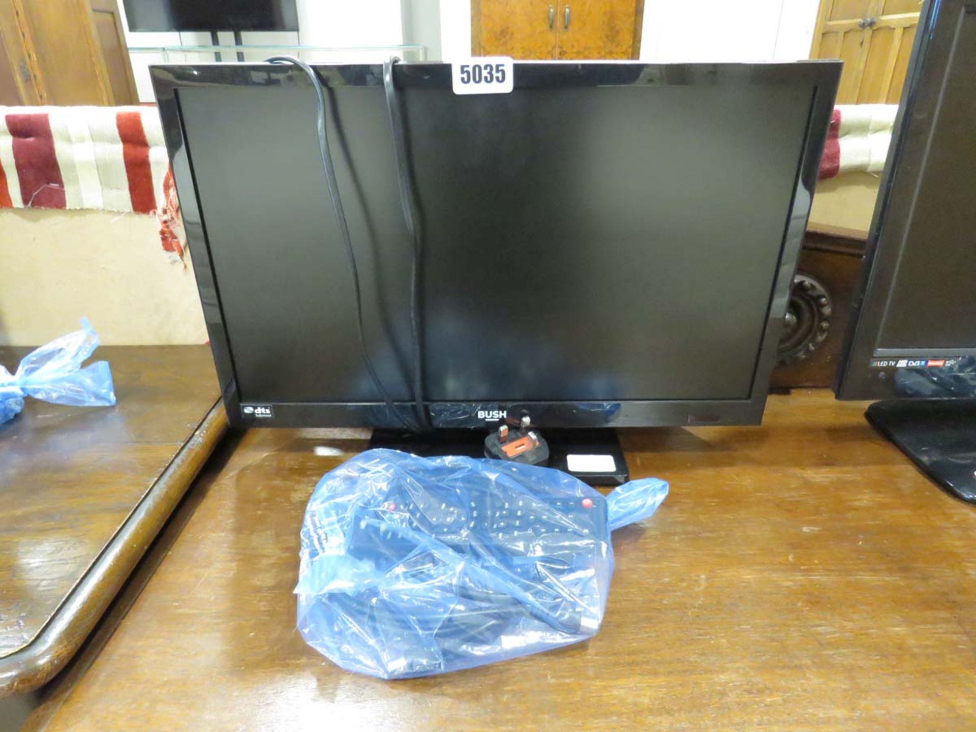 Small Bush flat screen TV with remote