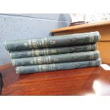4 Volumes of books entitled the national burns by the reverend George Gill Philin