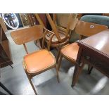 4 Bentwood kitchen chairs