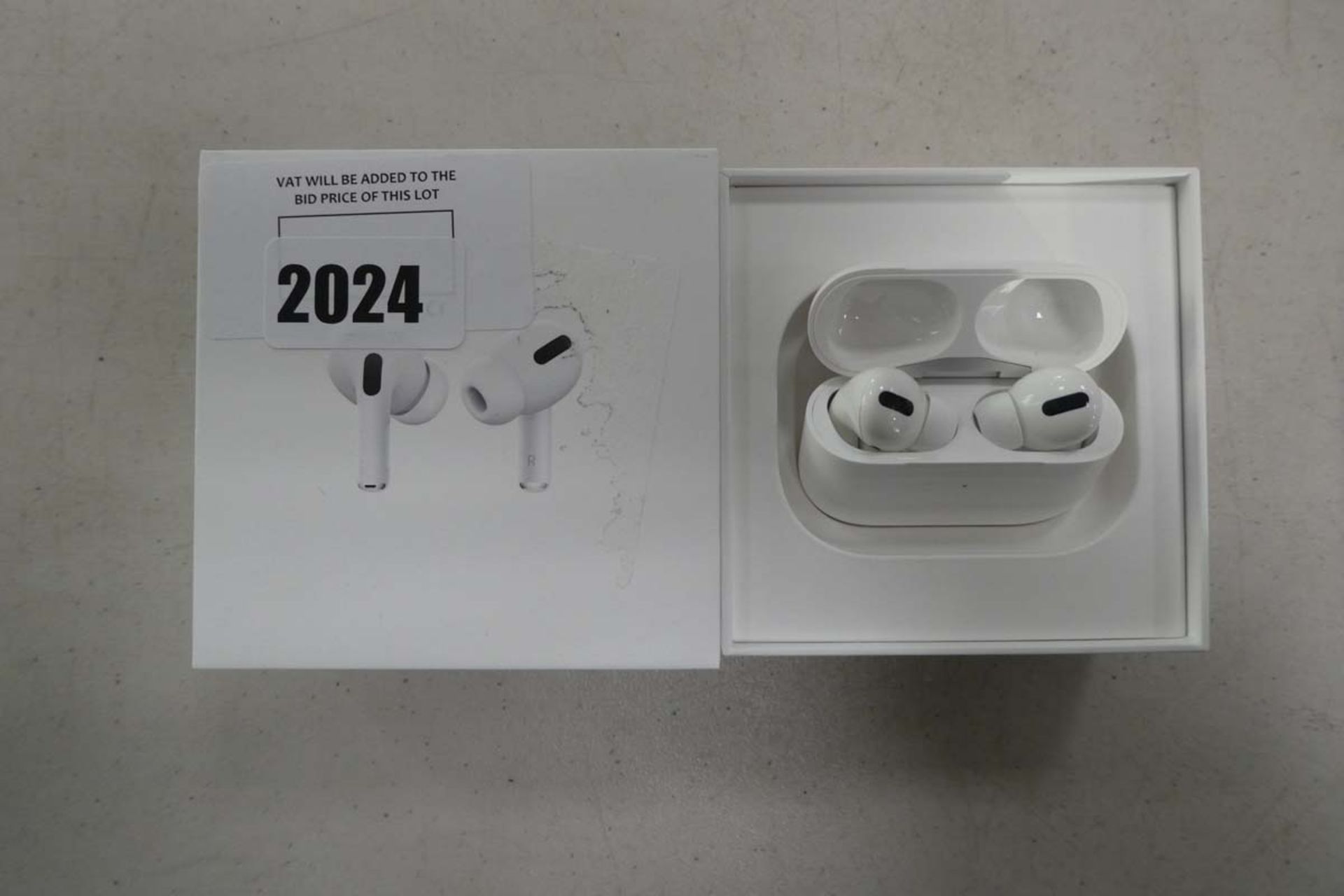 Apple AirPods Pro wireless charging case in box