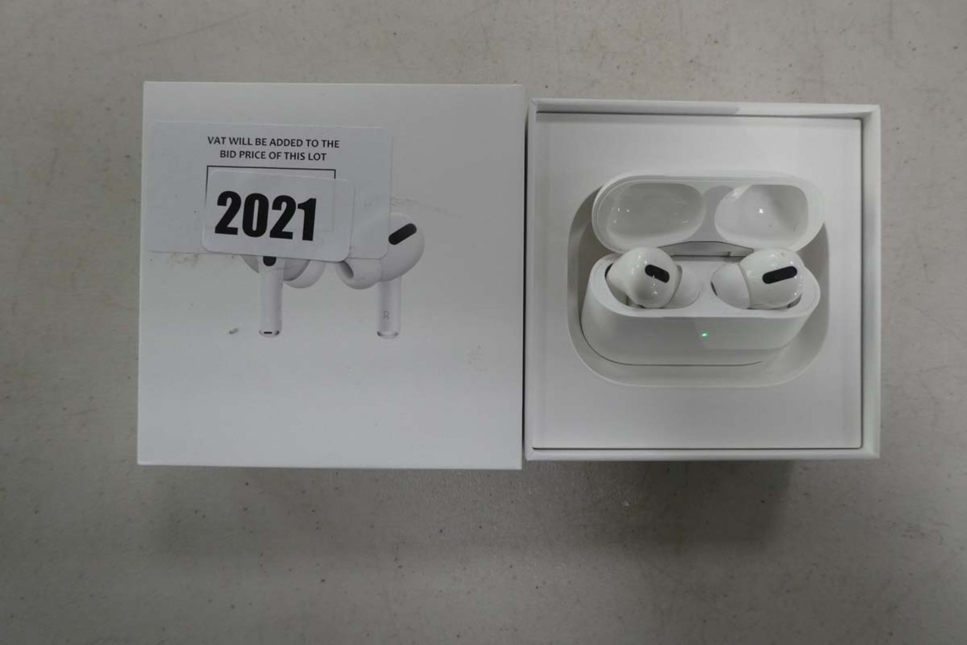 Apple AirPods Pro wireless charging case in box