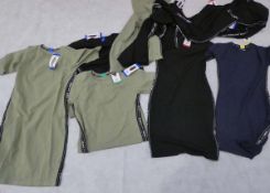 Selection of ladies DKNY Sport dresses in black, navy and green various sizes