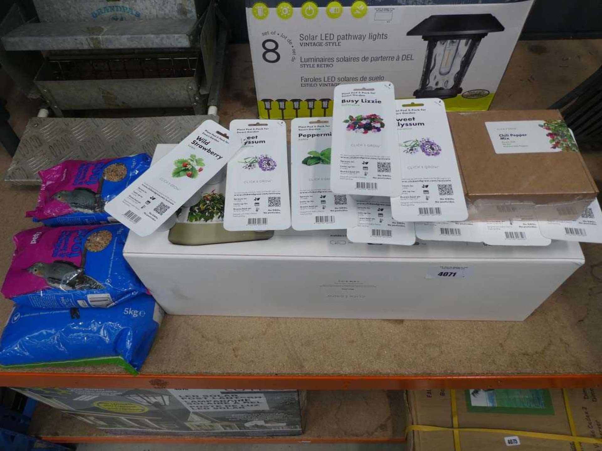 +VAT Indoor plant growing kit and some bird seed