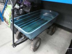 4-wheel garden trolley