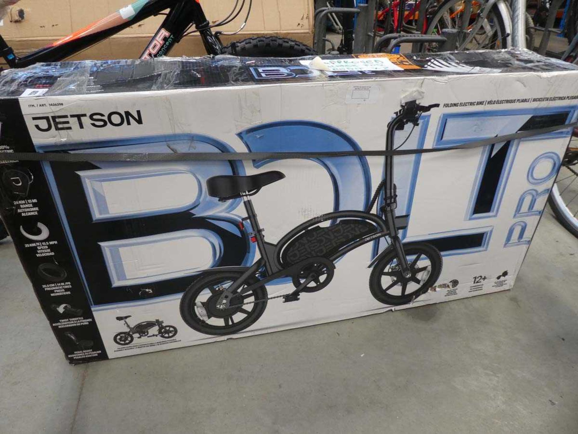 +VAT Jetson Bolt boxed electric cycle