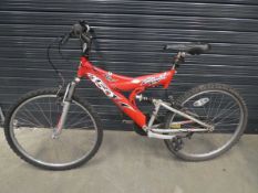Shockwave red gents mountain cycle