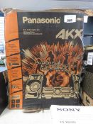 +VAT Panasonic CD stereo system with remote and box with speaker