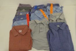 +VAT A bag containing Mens 32 Degrees Cool Polo T Shirts in various colours & sizes.