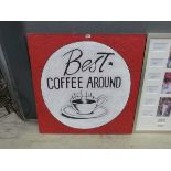 Modern coffee wall hanging