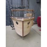 1950's boat shaped bar counter