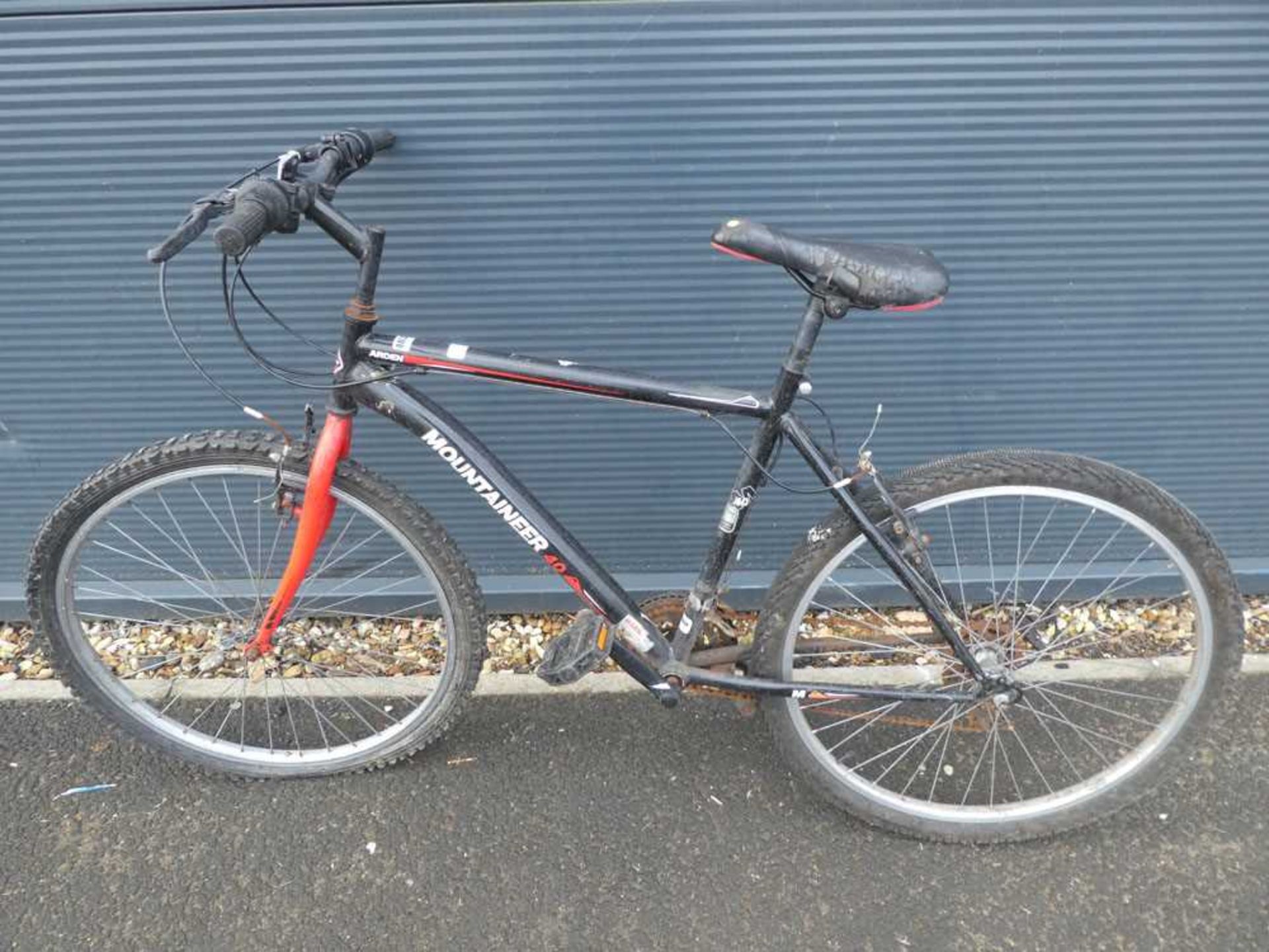 Mountaineer black mountain bike