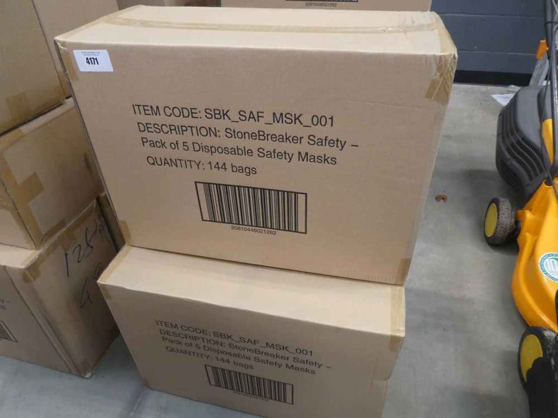 +VAT 3x boxes of disposable safety masks