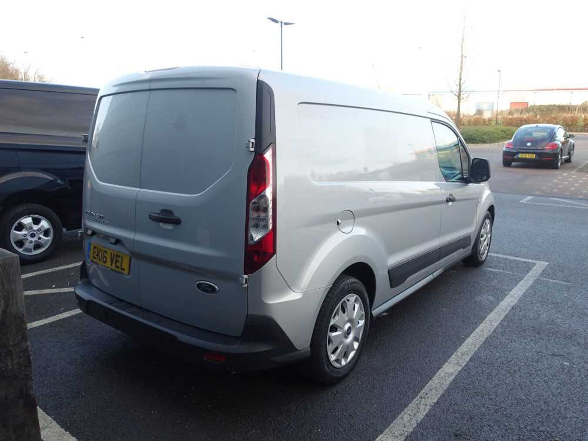 EK16 VEL (2016) Transit Connect 210 Trend 1.6 silver, diesel, manual, 72,000 miles, first registered - Image 4 of 12