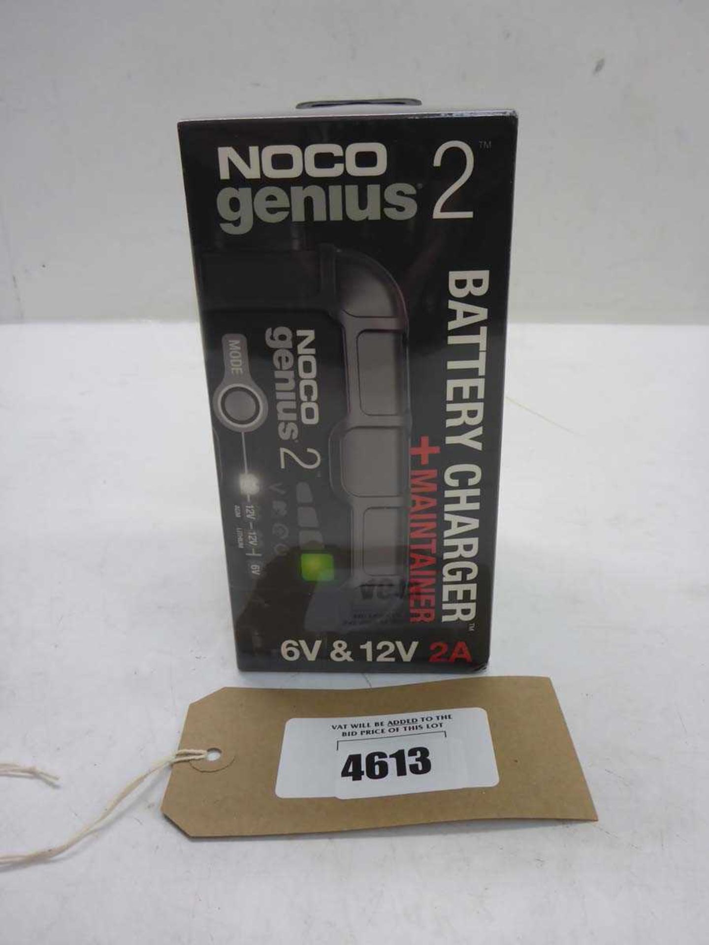 +VAT Noco Genius 2 battery charger + maintainer (sealed)