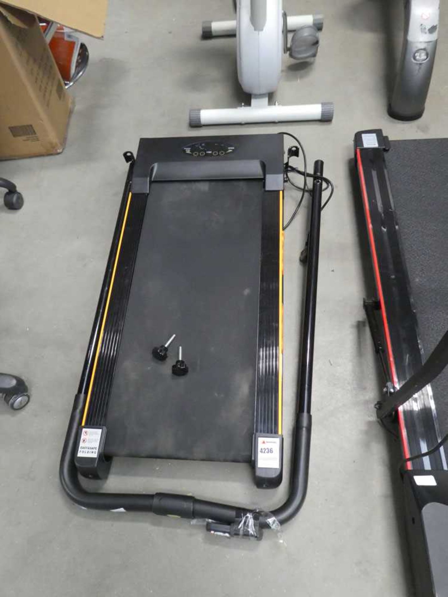 Small flat pack treadmill