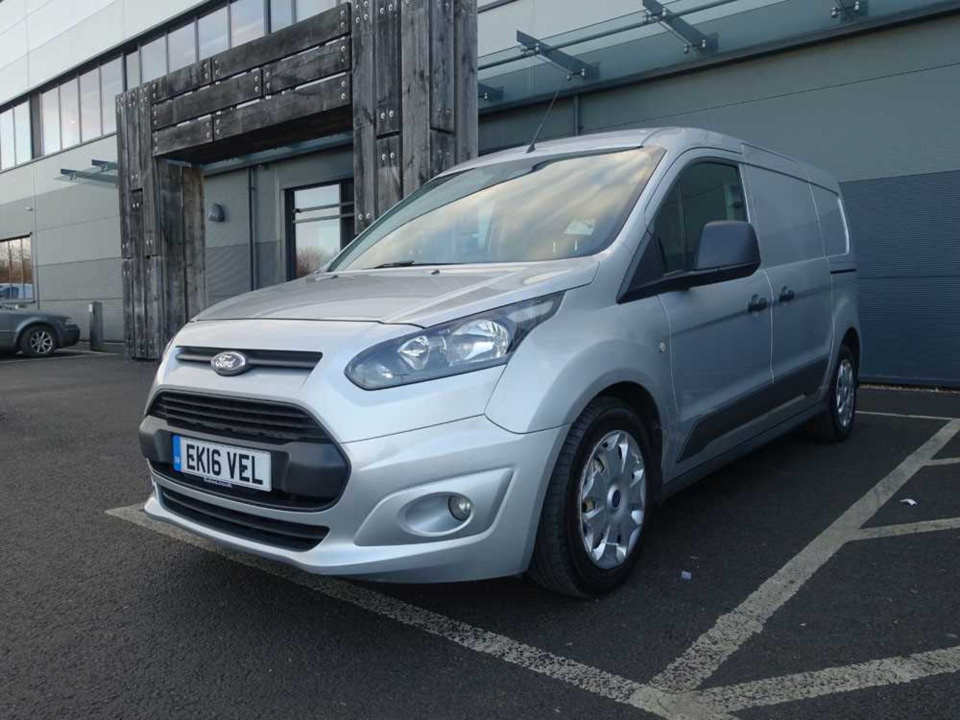 EK16 VEL (2016) Transit Connect 210 Trend 1.6 silver, diesel, manual, 72,000 miles, first registered - Image 2 of 12