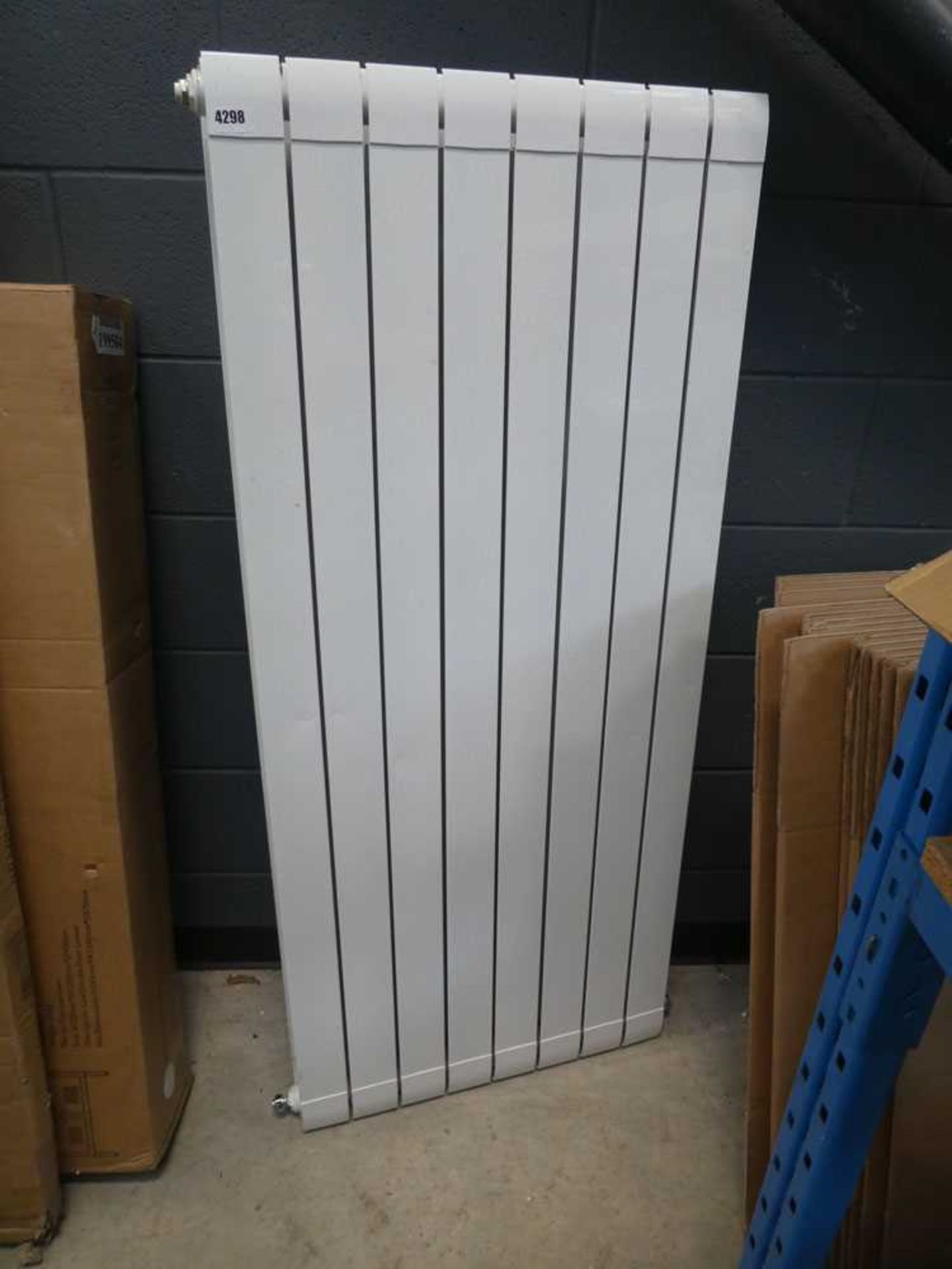 Thermal panelled white radiator