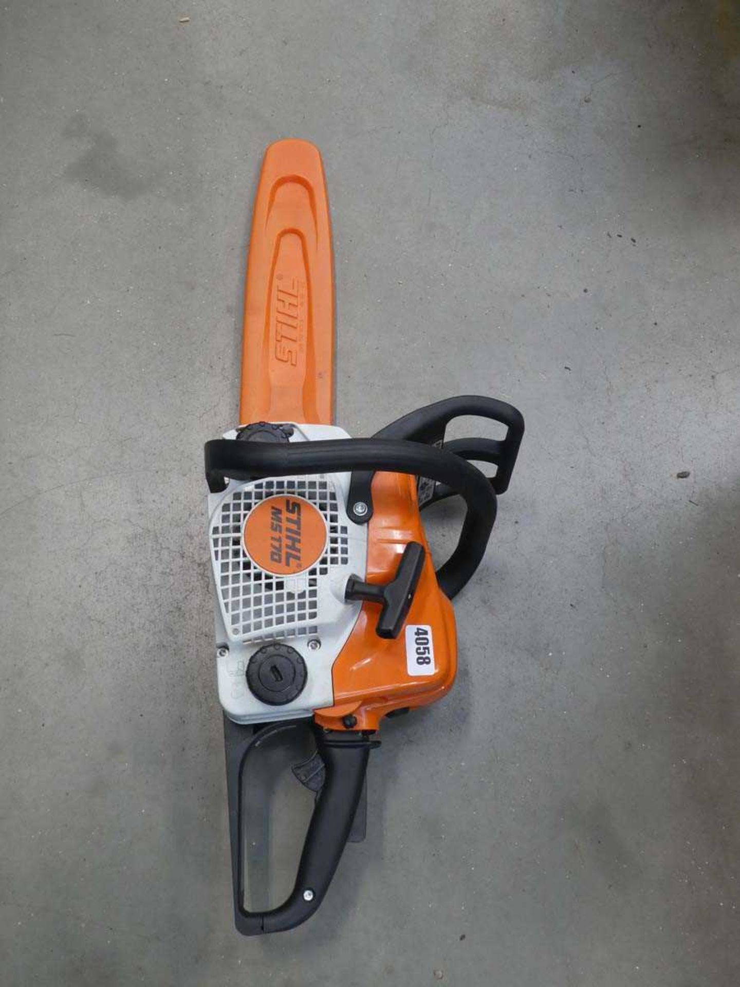 Stihl MS170 petrol powered chainsaw