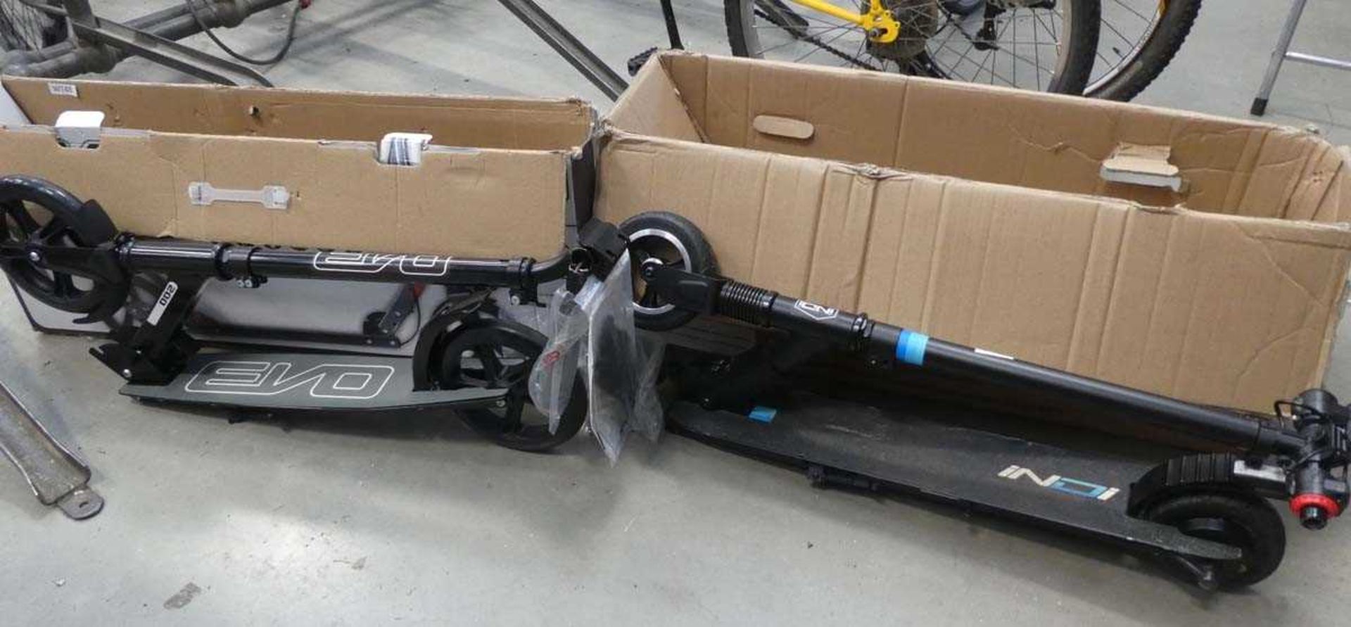 2 Boxed scooters